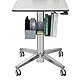 Ergotron LearnFit Aufbewahrungskorb, 200 x 370 mm, Grau