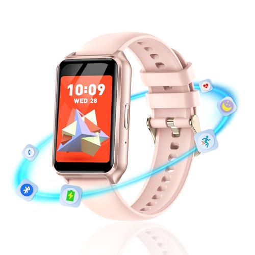 Reloj Inteligente Hombre Mujer, 1.57" Smartwatch con Llamadas Bluetooth Whatsapp Notificación, IP67 Pulsera Actividad con 107 Modo Deportivo, Pulsómetro, SpO2, Sueño Smartwatch Mujer para Android iOS