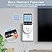 2 Pack Upgraded Watt Meter, Power Meter Plug Electricity Usage Monitor, Home Energy Monitor Consumption, Meter Sockets with Backlight, Overload Protection, 8 Modes Display