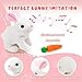 SUQ Bunby - Easter My Realistic Bunny Toy, Interactive Bunny Realistic Bunny - Jumping, Twitching, and Shaking Ears, Bunbi Realistic Bunny, Cute Bunny Toys, Bunny Realistic Bunny Toy (Brown)