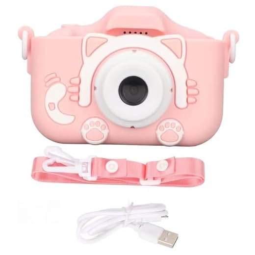 Câmera Digital Infantil Portátil 20MP 1080P HD Câmera de Vídeo Filmadora Câmera Selfie recarregável fofa com Tela de 1,9 Polegadas e Cartão de Memória de 32GB Jogos de Suporte Fotografia