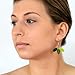 Tagua Jewelry Set, Leaves in Green, Necklace and Earrings, Handmade Fairtrade, Lightweight by Florama Natural Jewelry