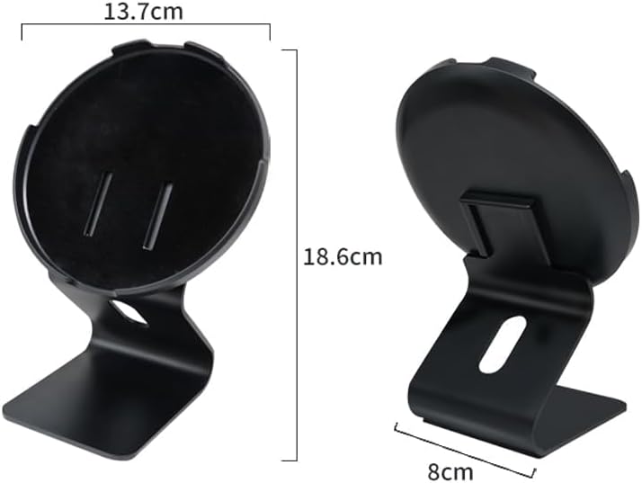 Aluminum Stand for Bang & Olufsen Beosound A1 (2nd Generation),Premium Anti-Slip Desktop Mount with Vibration Damping for Enhanced Sound,Adjustable Tilt, (Black)