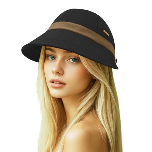 TAGVO Cappello da Donna con Tesa Larga, Asciugatura Rapida, Impermeabile,
