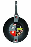 Wok Indubasic 30 cm Aluminio IBILI 406130 - Wok Indubasic 30 Cms.