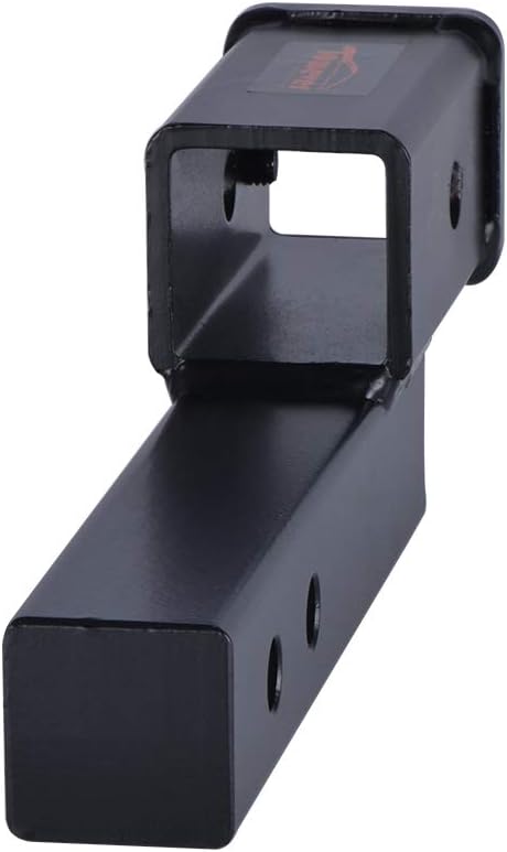 Towever 84121 Hitch Receiver Adapter with 2" Drop/Rise, 9" Hitch Extender, Solid Tube Hitch Riser (GTW/TW 5000/500 LBS)