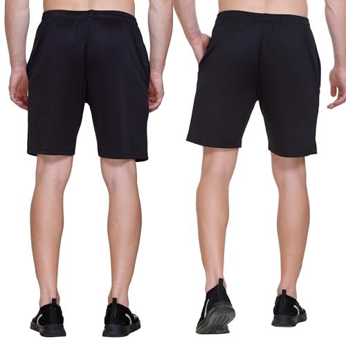Image of Men's Shorts | Shorts for Men's | Men's Cotton Shorts | Dual Pocket Sleep Shorts - Regular Shorts - Workout, Gym, Running, Sports and Yoga Shorts - Pack of 2