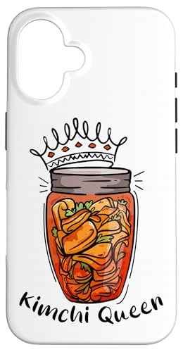 韓国料理 スパイシーな食通 私はキムチ愛好家が大好き 韓国 スマホケース iPhone 16 用