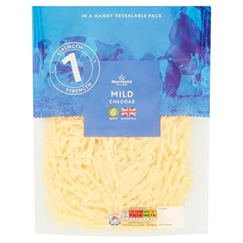 Morrisons Grated White Cheddar 240g