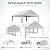 YITAHOME 20x20ft Party Tent Wedding Event Shelters Heavy Duty Outdoor Upgraded Galvanized Canopy with Large Roof, 4 Removable PVC Sidewalls & 3 Storage Bags, White