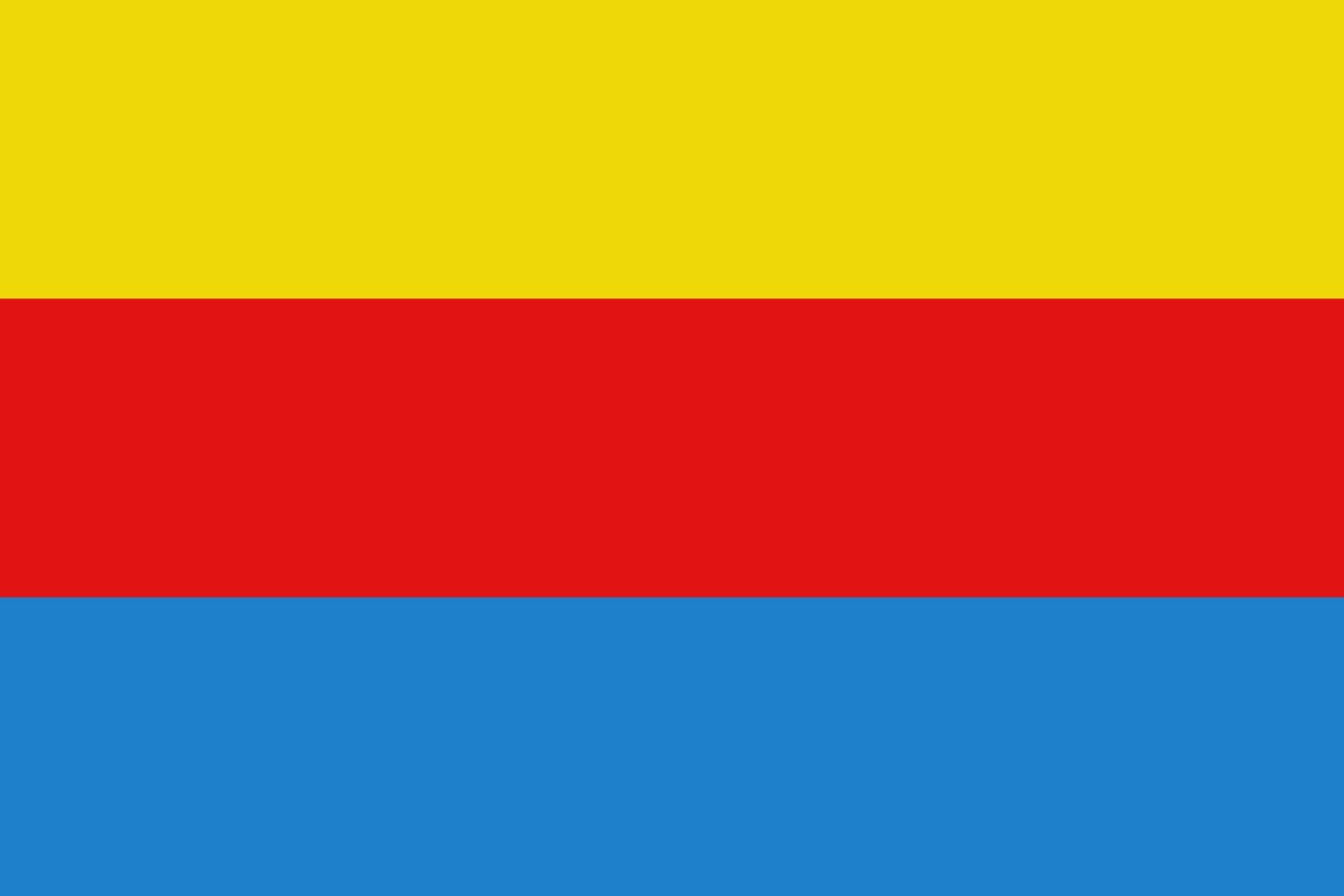 Drapeau de Liedekerke XL format paysage pour mât extérieur