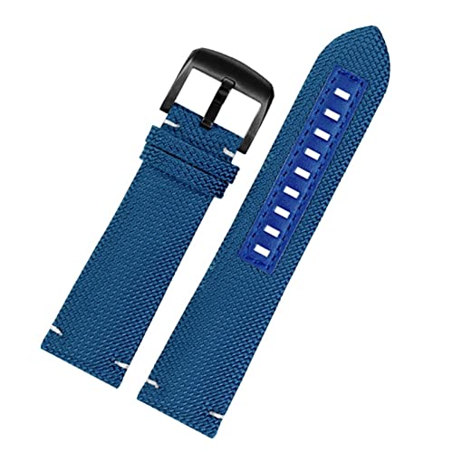 Bracelet nylon respirant 22mm compatible Mido Navigator M042 et Helmsman