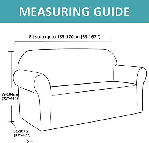 Teynewer 1-Piece Fit Stretch Sofa Cover - Image 4