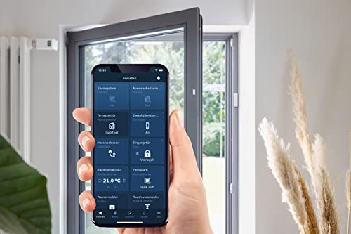 Bosch Smart Home Tür-/Fensterkontakt II, Smarter Sensor zum energieeffizienten Heizen, kompatibel...