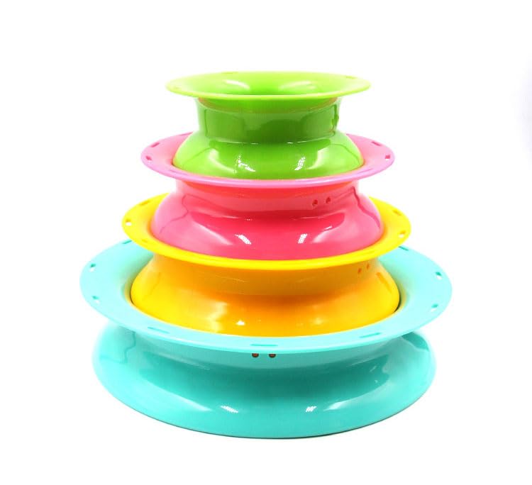 Cuoyuqie 1 pcs Replace Parts New Fishing Line Coiling Plate Wire Winding Rings Fishing Line Reel Plastic Handle Color Random