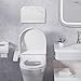 Imagen de NULYLU Dispensador y para Fundas de Asiento de Inodoro de Plástico Blanco Gran Capacidad Diseño Moderno Minimalista para Baño