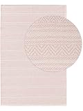 Calidad superior benuta Cooper 4053894877629 - Alfombra Lavable de algodón (75 x 150 cm), Color Rosa