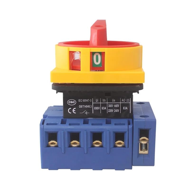Interruptor de desconexión LW30-40A/5P, contacto plateado, aislamiento de carga de cinco cables, corte de energía, interruptor de leva rotatorio