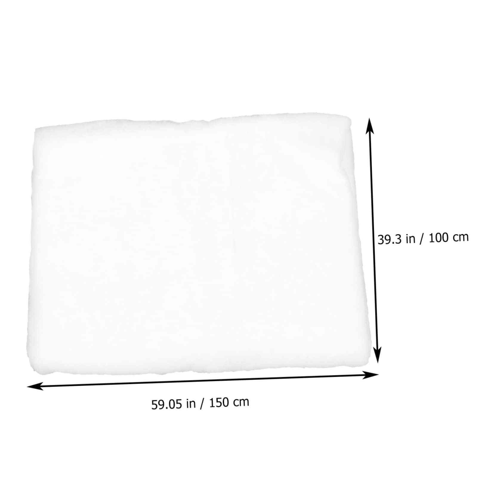 Unomor 1pc Thickened Snow Carpet Prop for Christmas Decor Artificial Snow Filler Party Decoration Material for -Term Use Photo Prop for Festive Scenes