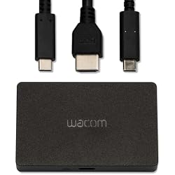 Wacom Converter Kit, HDMI to USB-C for Movink 13 & WacomOne 14 | Converts HDMI, USB pen data & power into one USB-C connection for compatible Wacom displays, includes cables & converter