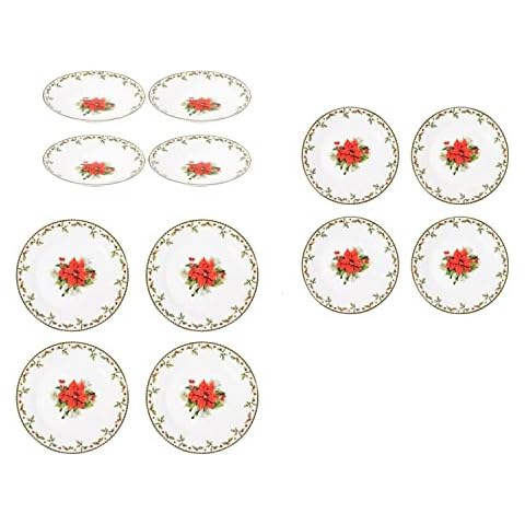 Harvey & Mason Christmas Holly Dinner Set Cover