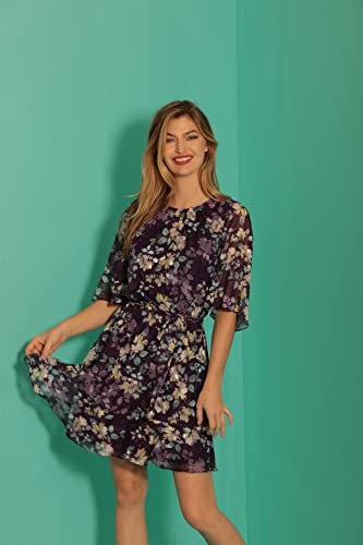 Image of London Times Women's Women's Dresses Blouson Flounce Dress Guest of Garden Party