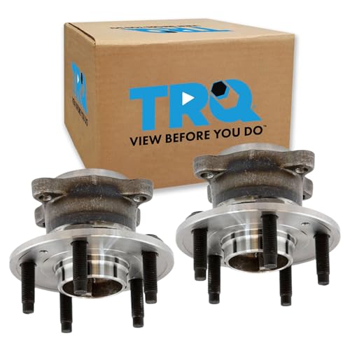 Image of TRQ Rear Left and Right Wheel Bearing and Hub Assembly Set 2 Piece Compatible with 2013-2018 Buick Encore 2019-2021 Encore FWD 2012-2020 Chevrolet Sonic 2015-2022 Trax FWD