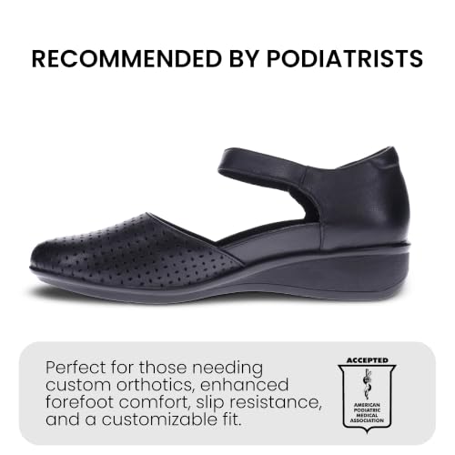 Image of Revere Osaka Mary Jane - Premium Leather - Orthotic-Friendly Removable Insoles - Adjustable Strap - Arch Support - Stylish Wedges for All-Day Comfort