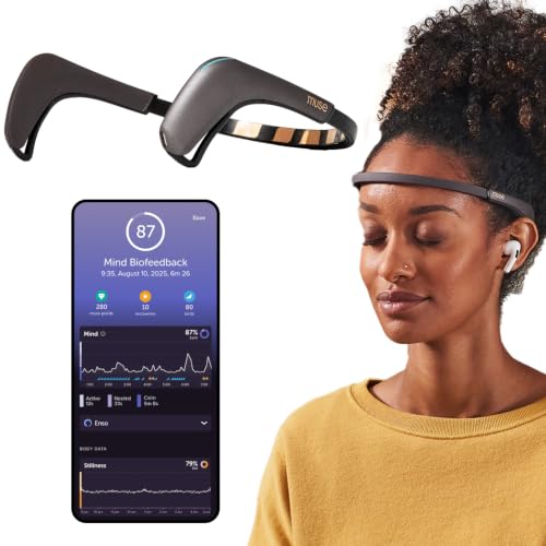 MUSE 2: The Brain Sensing Headband USB-C- EEG MUSE Headband...