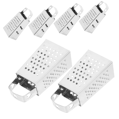 Set de 6 ralladores de caja de acero inoxidable miniatura 1