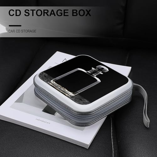 Bolsa de almacenamiento grande para CD ideal para viajes en coche y mudanzas 6