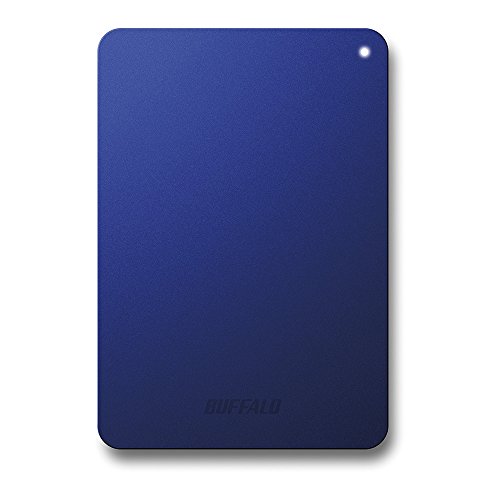 BUFFALO 耐衝撃対応 2.5インチ 外付けHDD 1TB ブルー HD-PNF1.0U3-BLD
