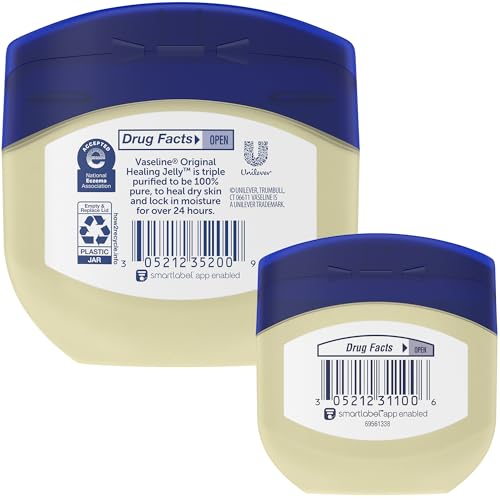 image for Vaseline Original Petroleum Jelly Variety Pack, 2 Sizes (7.5 Oz & 1.75