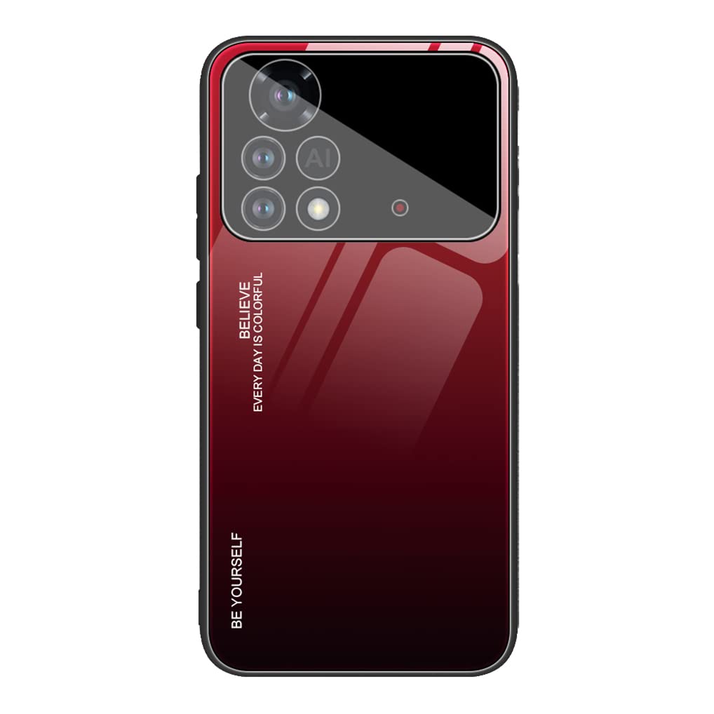 SEAHAI Cover Per Xiaomi Poco X4 Pro 5G, Custodia Silicone TPU Trasparente Con Disegno Gatto, Ultra Sottile, Antiurto, Supporta Ricarica Wireless - 3