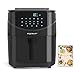 Produktbild Aigostar Air Fryer heißluftfritteuse mit Dampffunktion, großes Fassungsvermögen 7 l, großer LED-Touchscreen, präzise Temperaturregelung 80-200 Grad, 8 Programme, Rezepte in Papierform, 1700 W.