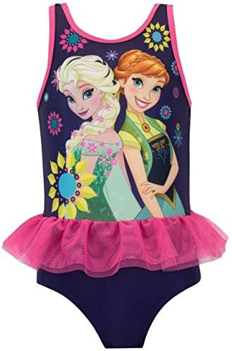 Disney Girls Frozen Swimsuit Size 6 Blue