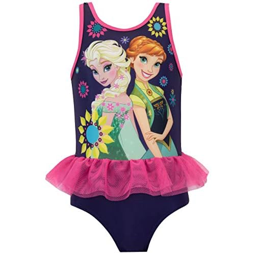 Disney Mädchen Frozen Badeanzug Blau 110
