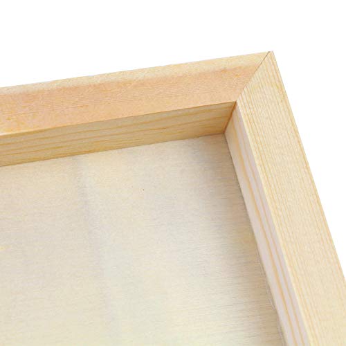 Fireboomoon 6 Pack Square Wood Panels,Unfinished Blank Wooden Canvas Cradled Painting Panel Boards For Craft,Drawing,Painting,Pouring,Wood Burning(8" X 8"/20Cm X 20Cm) #TOP2