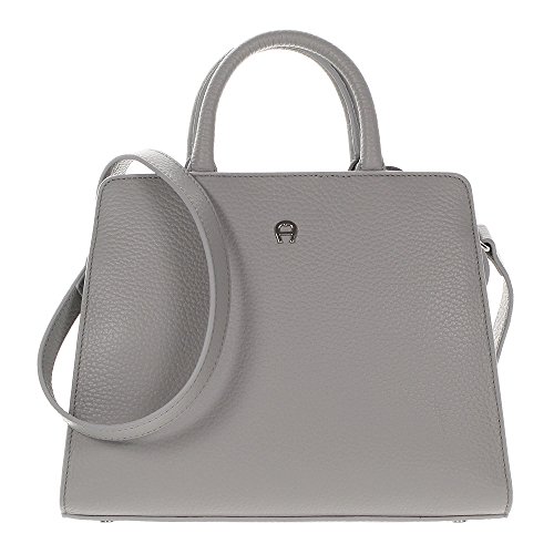 Aigner - Bolso de asas para mujer Gris gris