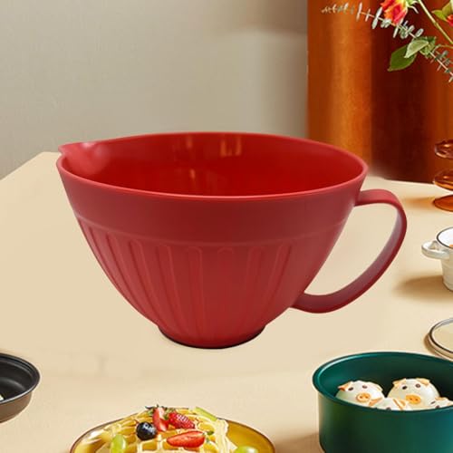 Tazón para mezclar con asa, 2.2 L color rojo miniatura 5