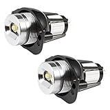  KASturbo 2pcs Angel Eyes Coche Faros LED, Auto Ángel Ojos Halo Anillo Bombillas Error Libre Apto para BMW E90 E91 3 Series 325i 328i 335i 2005-2008