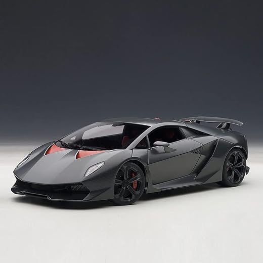 Motorfordon Skala 1/18 För Lamborghini För Sesto För Elemento Metal Diecast Bilmodell Samling Leksakspresent