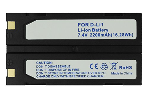 Batteria D-Li1 per Pentax EI-2000 // HP Photosmart...