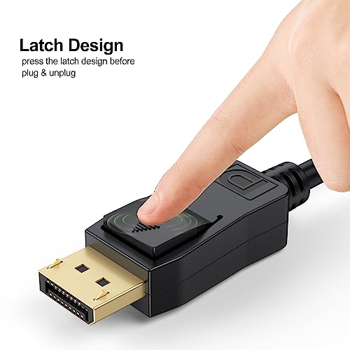 image for UVOOIdirect Display Port to VGA Cable 6FT, DisplayPort DP to VGA Male 