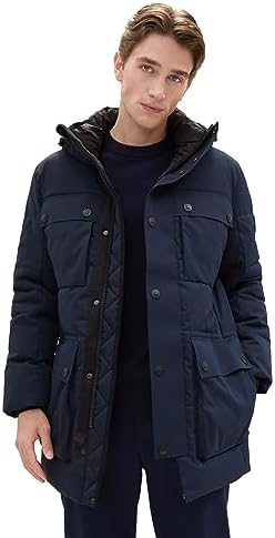 Tom Tailor Parkas Parka Kaki Pourvue D'un Col à Capuche Avec Cordons De Serrage Femme Vert