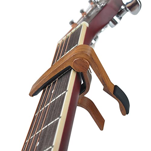 FEIFCWE Capo De Guitare Métal De Grain De Bois avec Coussin De Silicium Parfait for Guitare Ukulele Réglage Accessoires… - Les Beatles, Paul McCartney, John Lennon, RIngo Starr, George Harrison FEIFCWE Capo De Guitare Métal De Grain De Bois avec Coussin De Silicium Parfait for Guitare Ukulele Réglage Accessoires… – Image 7