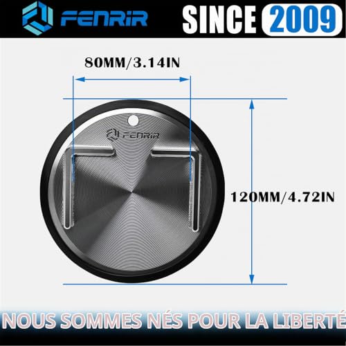 FENRIR Acier Inoxydable 304 Coussin Platine de Extension Béquille Latérale Plaque Support Coaster pour Harley Aprilia BMW Ducati Honda Kawasaki Yamaha Suzuki Triumph KTM Husqvarna Moto Vélo Scooter – vue 5