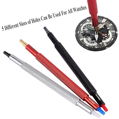 Watch Hands Repair Tool Kit, Watchmakers Wristwatch Repair Tools with 3PCS Watch Hand Pressers Pusher,Removers Lever Minute Second Hand Removal, Puller Plunger Set