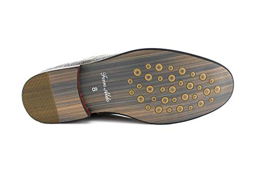 Image of Ferro Aldo Men's Classic Cap Toe Oxford Dress Shoe Collection | Perfect for Formal, Business, and Wedding Attire