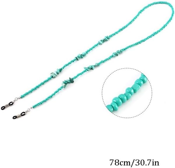 Irregular Glasses Rope Beaded Eyeglass Chains Green Sunglasses Hanging Neck Delicate Eyewear Accessories